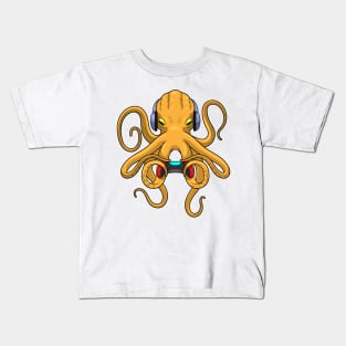 Octopus Gamer Controller Kids T-Shirt